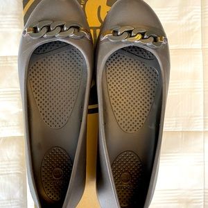 Crocs Gianna Link Flats - Espresso size 8